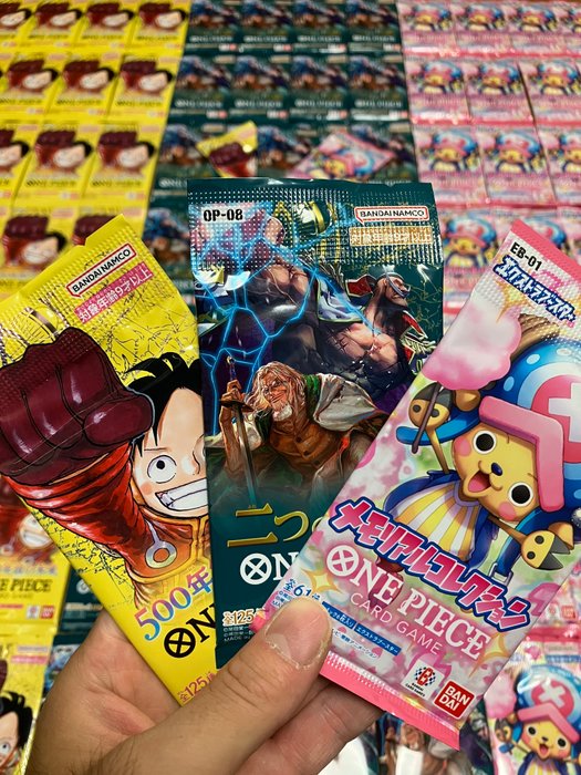 Bandai - 90 Booster pack - 3 different packs 30 sets - ONE PIECE CARD GAME Japanese