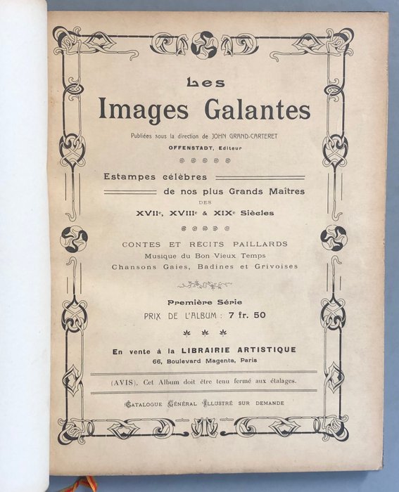 John Grand-Carteret [dir.] - Les Images galantes - 1907-1908