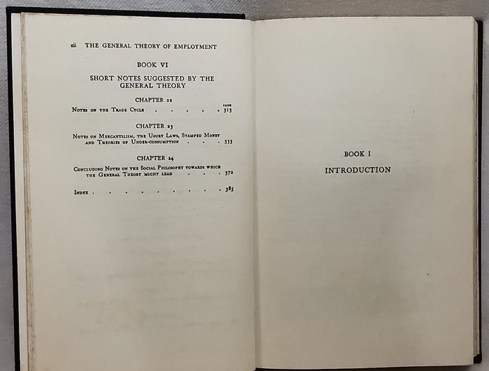 John Maynard Keynes - The General Theory of Employment Interest and Money - 1957