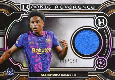 2021 Topps Museum Alejandro Balde - Relic Patch / 150 - Rookie Card CSG 7.5 - 1 Graded card