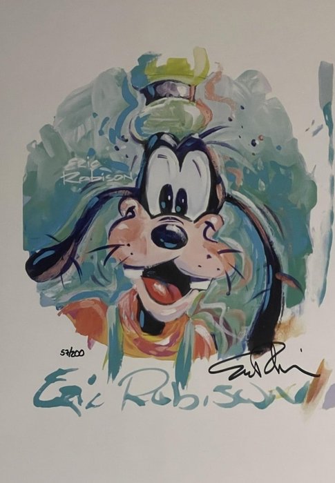 Hand-signed and numbered print - 'Goofy' by Eric Robison - 1 Signeret print - 2023