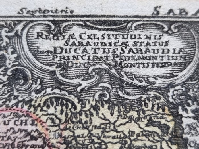 Italien - Kort; Tobias Conrad Lotter (1717-1777) - Lobeck Tobias (notizie 1730-1750) - Carta Geografica "Nord Italia" - Ducatus Sabaudiae - 1751-1760