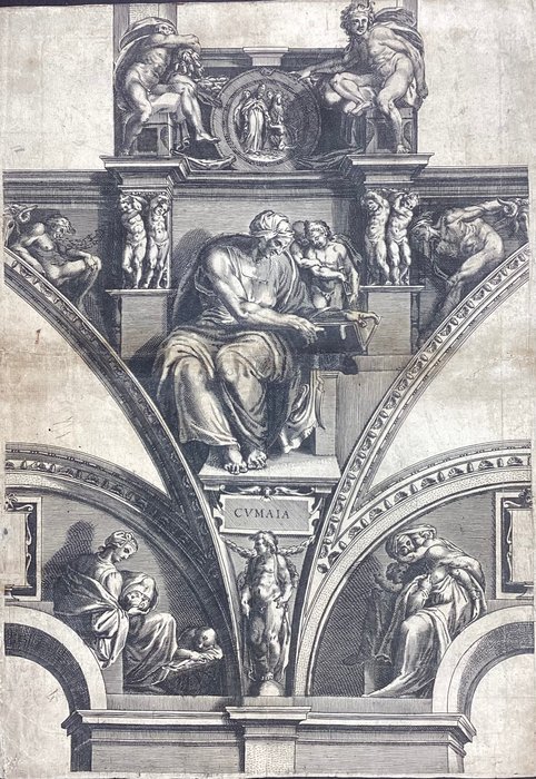 Cherubino Alberti (1553-1615) da Michelangelo - Sibilla Cumana