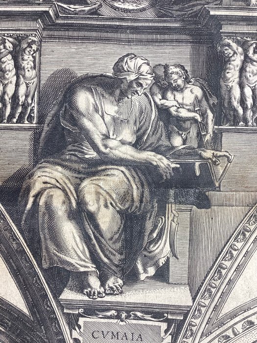 Cherubino Alberti (1553-1615) da Michelangelo - Sibilla Cumana