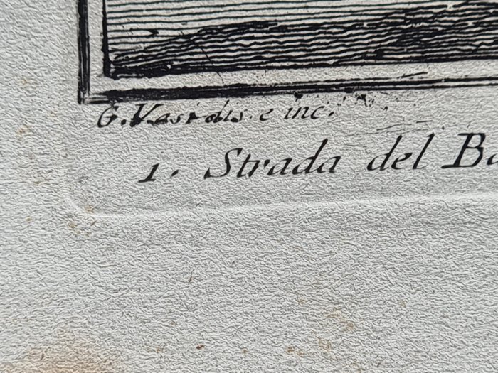 Giuseppe Vasi (1710-1782) - Piazza del Popolo con obelisco Egizio