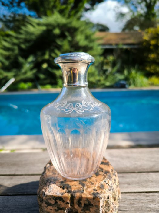 Gallia Christofle baccarat - Parfumeflakon - Forsølvet, Krystal