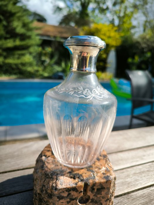 Gallia Christofle baccarat - Parfumeflakon - Forsølvet, Krystal