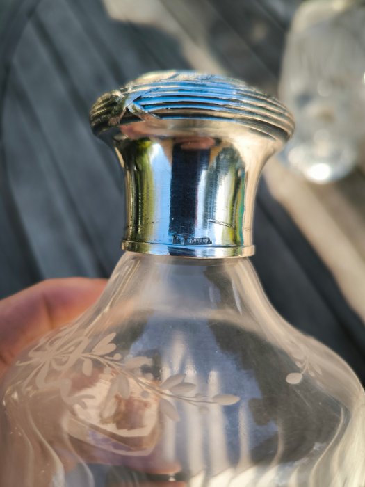 Gallia Christofle baccarat - Parfumeflakon - Forsølvet, Krystal