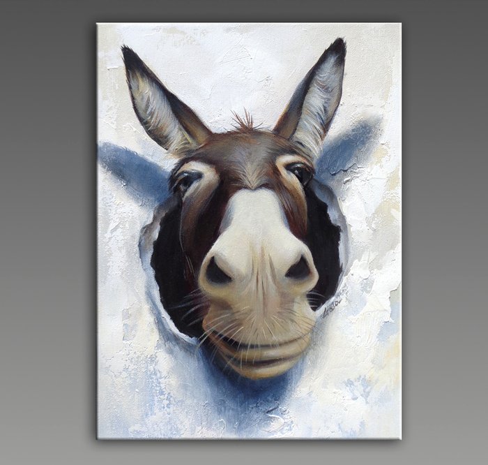 Gala - Donkey painting - The hole II