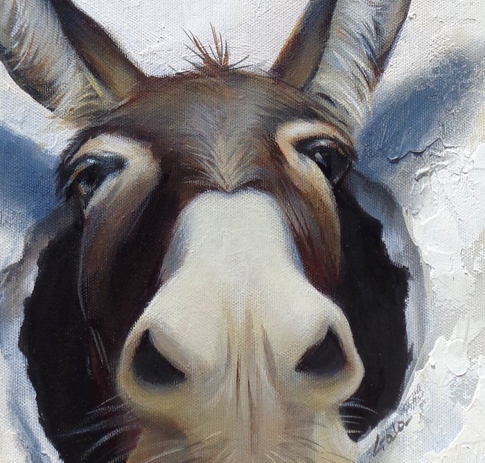 Gala - Donkey painting - The hole II