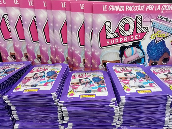 Panini - Lol Fashion Fun - 10 empty album + 500 Booster pack