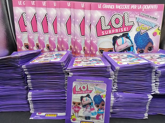 Panini - Lol Fashion Fun - 10 empty album + 500 Booster pack