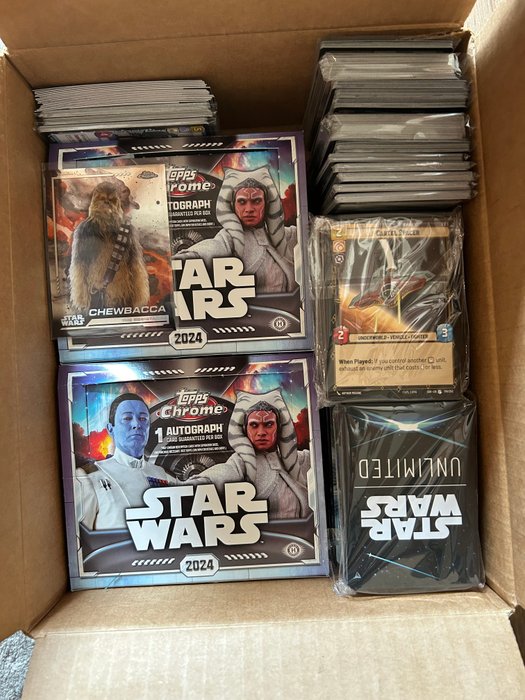 star wars topps chrome/unlimited - 700 Mixed collection - Star Wars - topps chrome and unlimited