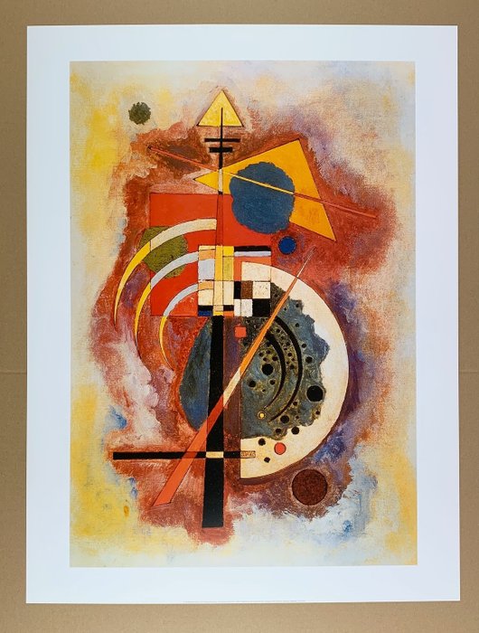 Wassily Kandinsky (1866-1944) - Hommage a Grohmann - Artprint Offsetlithographie - 80 x 60 cm