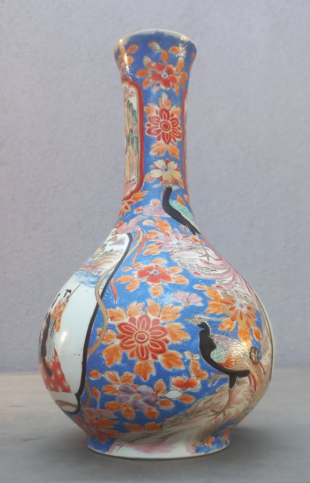 Vase - Porcelæn - 友口   Tomoguchi - Japan - Meiji-perioden (1868-1912)  (Ingen mindstepris)