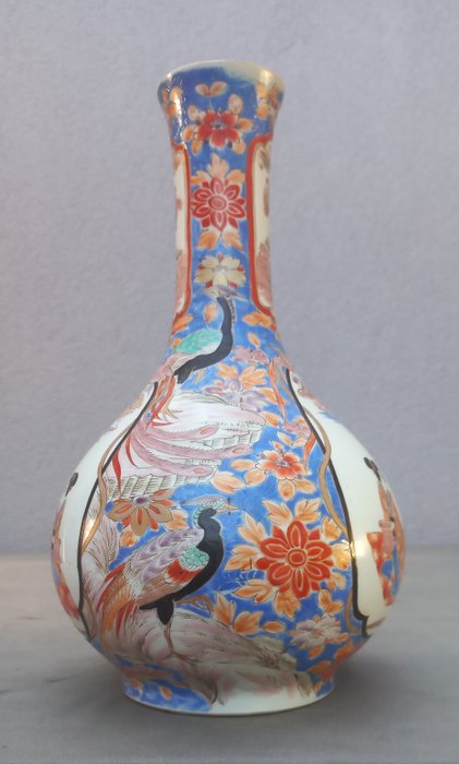 Vase - Porcelæn - 友口   Tomoguchi - Japan - Meiji-perioden (1868-1912)  (Ingen mindstepris)