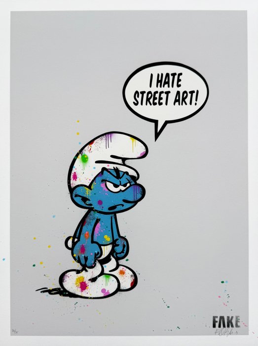 Fake (1980) - I hate street art (grey)