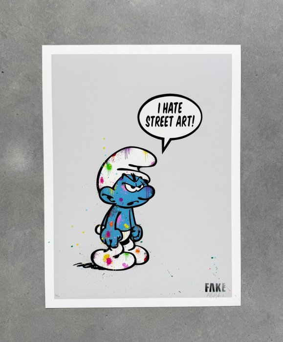 Fake (1980) - I hate street art (grey)