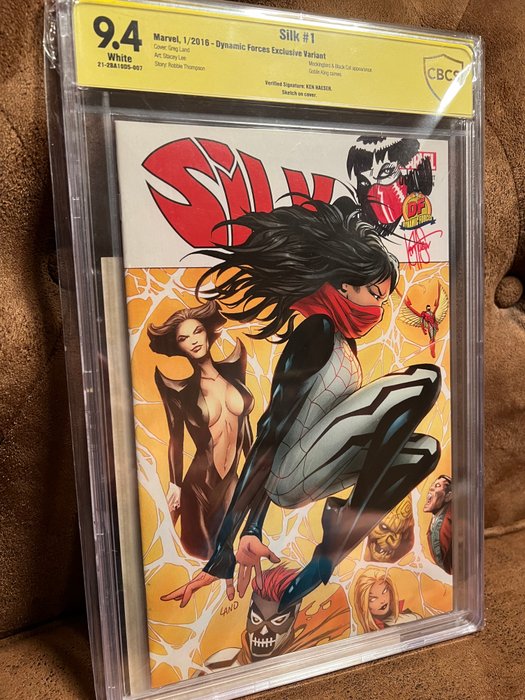 Silk #1 - 1 Signed graded comic - 2016 - CBCS 94