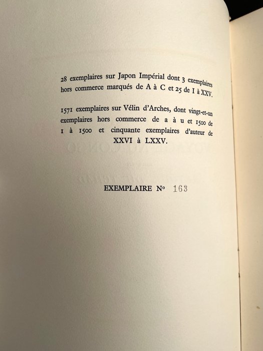 André Gide et Marc Allégret - Voyage au Congo suivi de Retour du Tchad [numéroté 163/1571] - 1929