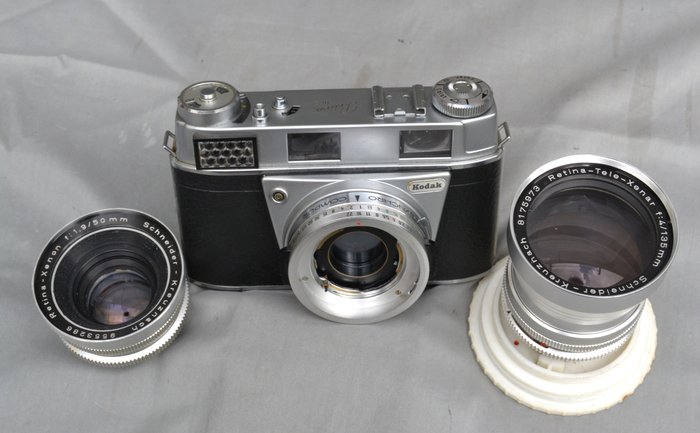 Kodak Retina 111 S met extra objectief Analogt kamera