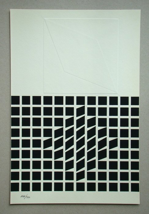 Victor Vasarely (1906-1997) - Likka 2 - relief