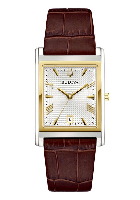 Bulova - Collezione Classic Rectangle - Gold Edition - NUOVO - Ingen mindstepris - Mænd - 2024