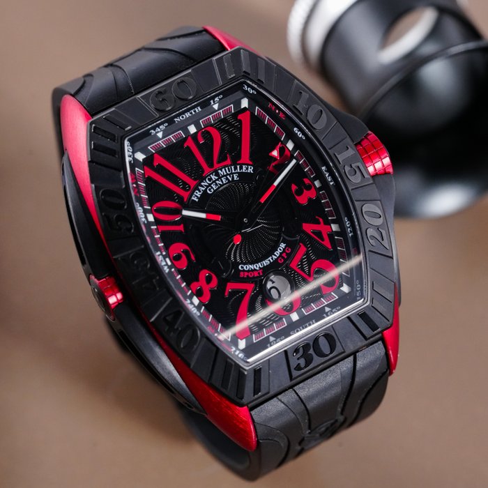 Franck Muller - Conquistador GPG Grand Prix Black Red Franck - 8900SCDTGPG - Mænd - 2011-nu