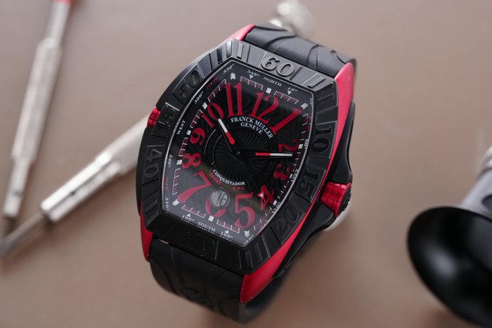 Franck Muller - Conquistador GPG Grand Prix Black Red Franck - 8900SCDTGPG - Mænd - 2011-nu