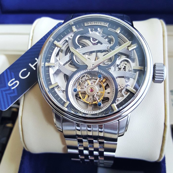 Schild - TOURBILLON - Limited Edition nr * 1 - 16 * - Charcoal Edition - Unique - Mænd - Ny