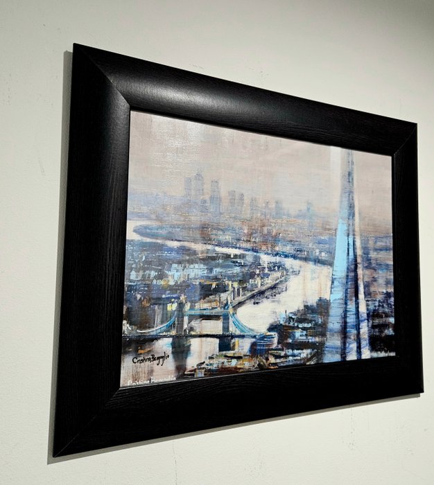 Cristina Bergoglio - Capturing the light of London - NO Reserve - WITH FRAME