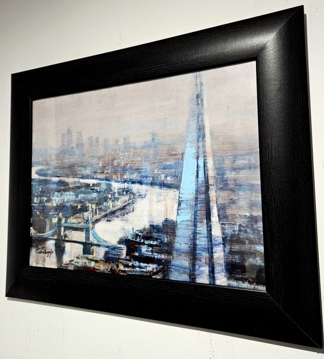 Cristina Bergoglio - Capturing the light of London - NO Reserve - WITH FRAME