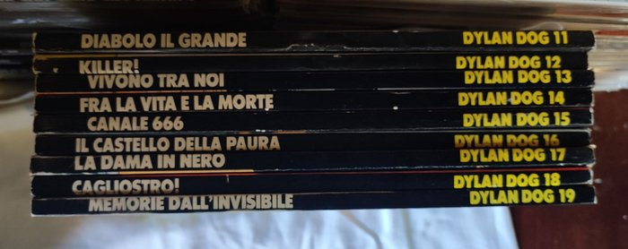 Dylan Dog - sequenza completa 11 - 19 prima edizione - 9 Comic - Første udgave