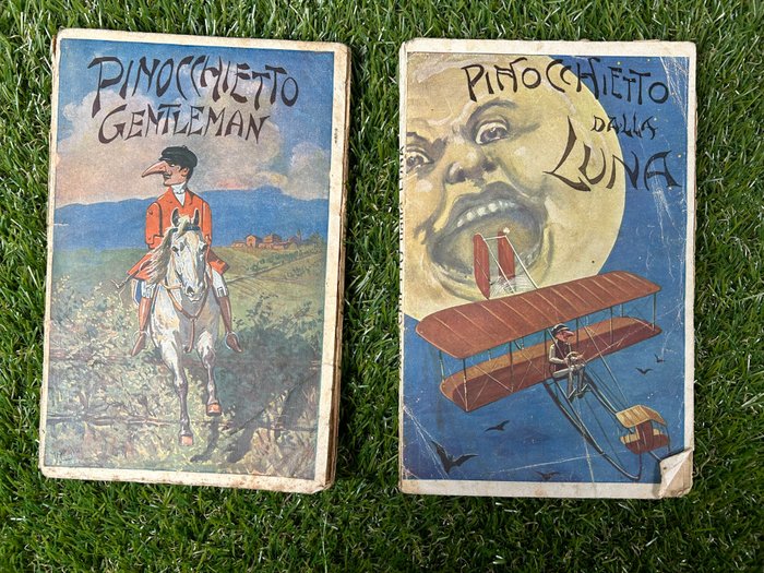 Pinocchio 18x albi - Libretti spartiti cataloghi quaderni 3D - 18 Comic - Første udgave - 1949/1937