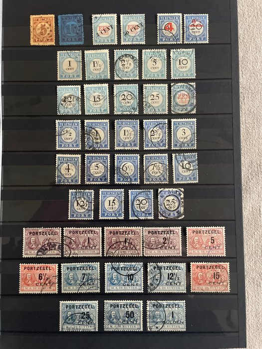 Holland 1870/1907 - Samling af frimærker mellem NVPH P1 og P43