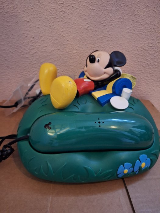 Disney Dejlig Mickey Mouse - Vintage telefon på stranden