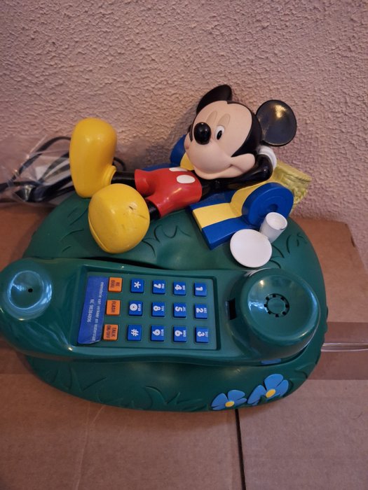 Disney Dejlig Mickey Mouse - Vintage telefon på stranden