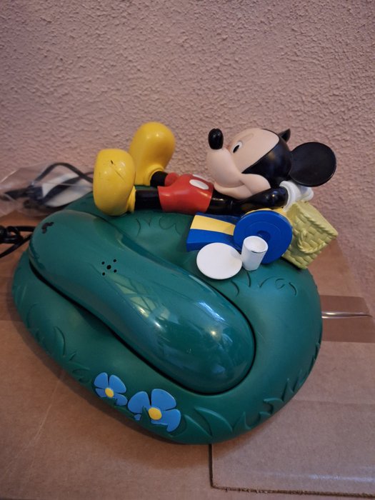 Disney Dejlig Mickey Mouse - Vintage telefon på stranden