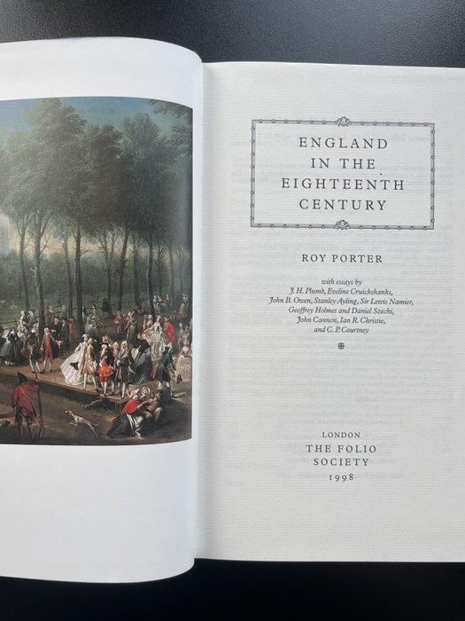 Roy Porter/William Cobbett - England in the Eighteenth Century/Cobbett’s England - 1968