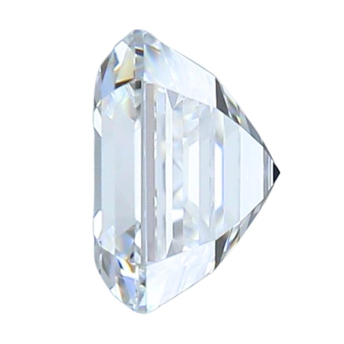 1 pcs Diamant  (Natur)  - 1.01 ct - Kvadrat - E - IF - Gemological Institute of America (GIA)