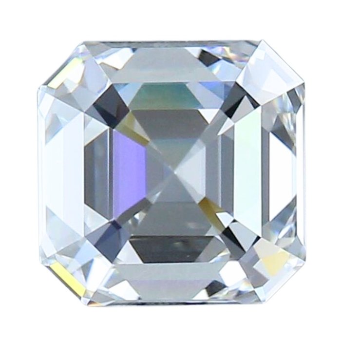 1 pcs Diamant  (Natur)  - 1.01 ct - Kvadrat - E - IF - Gemological Institute of America (GIA)