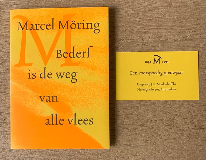 Armando, Tranströmer, Bunuel, Mensje van Keulen, Boudewijn Büch, Oek de Jong, Marcel Möring, - Lot met 33 Jaarwisselingsgeschenken - 1985-2019