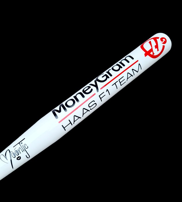 Moontje - F1 Team Haas Baseball Bat White/Black/Red edition.