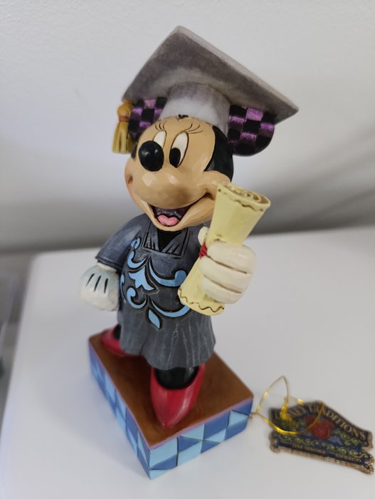 Enesco/Disney - Jim Shore - Figur - Jim Shore Figur Disney Minnie Mouse - 4038488 Congrats Grad ! in OVP Disney Traditions - Harpiks