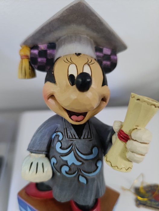 Enesco/Disney - Jim Shore - Figur - Jim Shore Figur Disney Minnie Mouse - 4038488 Congrats Grad ! in OVP Disney Traditions - Harpiks