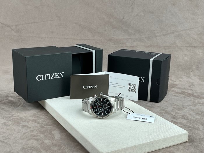 Citizen - Eco-Drive Chronograph Date - Ingen mindstepris - AT2520-89E - Mænd - 2011-nu