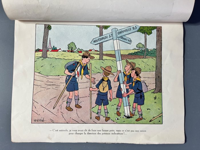 Tintin - Calendrier scouts 1947 - Hergé / Franquin / divers auteurs - 1 kalender - 1947