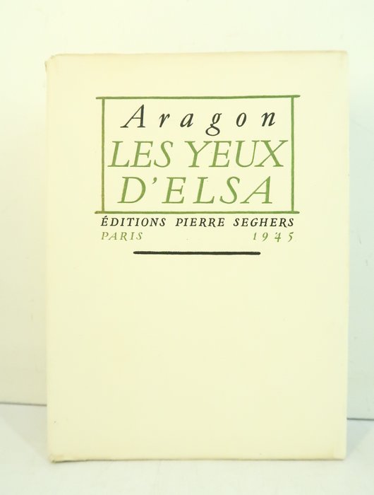 Louis Aragon - Les yeux d 'Elsa [1/600 num. sur Johannot] - 1945