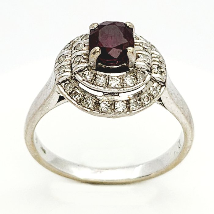 Ring Rubin - Diamant