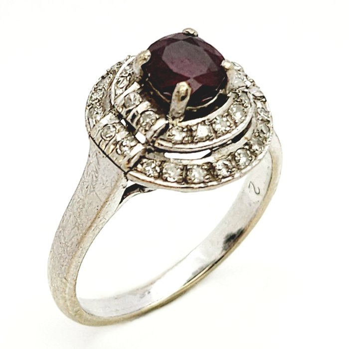 Ring Rubin - Diamant